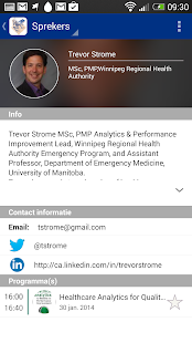 UMCG Wenckebach Conference App Screenshots 3