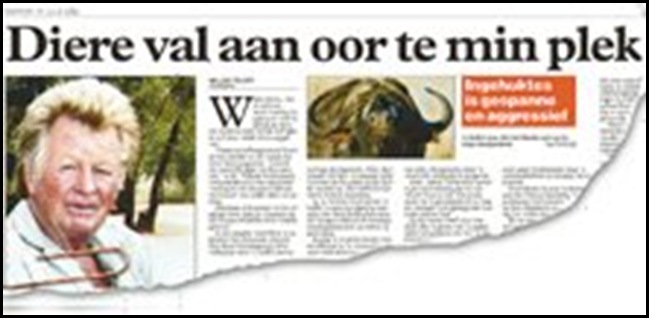 Munk Roy Hoedspruit farmer murder inaccurate finding of accidental death by buffalo attack