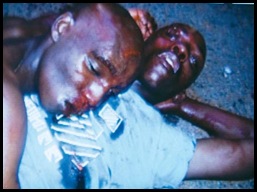 Two surviving robbers after beating by community Pienaar murder Kwaggasrand April 102010