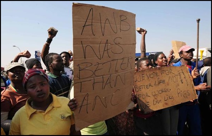 South Africa - Thokoza Protest - 21-07-09