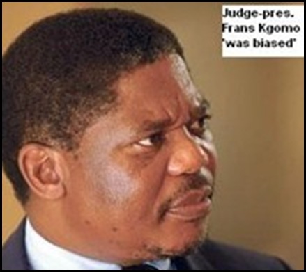 Kgomo judge Frans found racist by Supreme Court of Appeals Sept192008 Bloemfontein