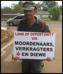AfrikanerProtestors_Cullinan_Kameeldrift_Leeufontein_SmallholdersProtestAfrikGenocideNov2008