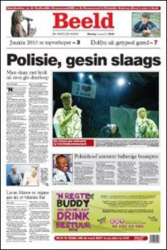 LAYNES family fracas was depicted by BEELD as a 'traffic rage' instead of SAPS brutality