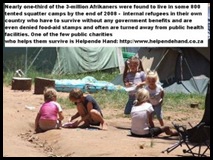 Afrikaner Poor children in camp