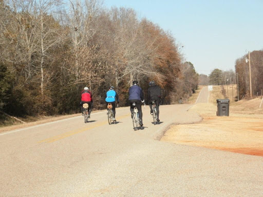 4 riders on Wadsworth Loop