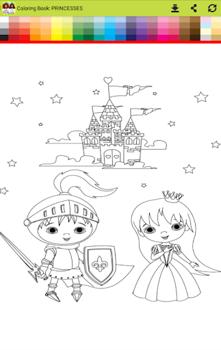 【免費教育App】Coloring Book : PRINCESSES-APP點子