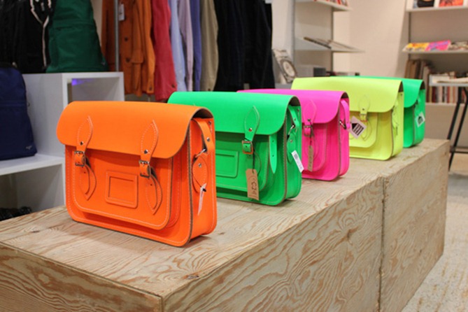 Cambridge-Satchel-Company-for-Dover-Street-Market-Fluo-Collection-1