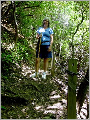 Judy on The Angel Falls Trail