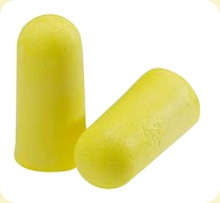 earplugs-yellow
