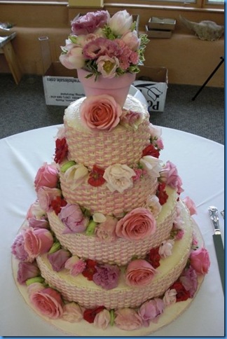 Jordan's wedding cake