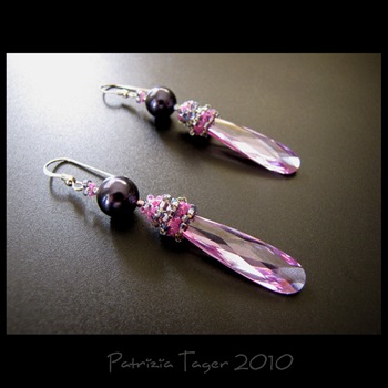 Purple Rain - earrings 01 copy