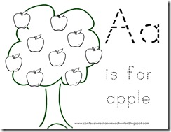 letter a for apple confessions of a homeschooler