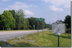 Greenbrier Ghost Marker on U.S. Route 60