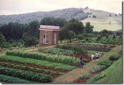 One of the Monticello Gardens