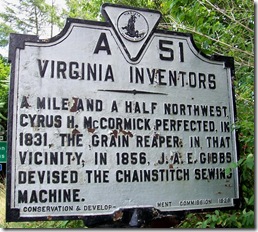 Virginia Inventors Marker No. A-51