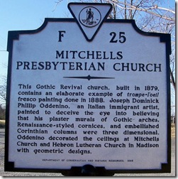 Michells Presbyterian Church Marker F-25