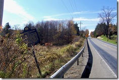 John Browns Tannery on Route 77 looking southeast (Click to Enlarge)
