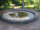 Großer Springbrunnen Vor Der Villa Haar
