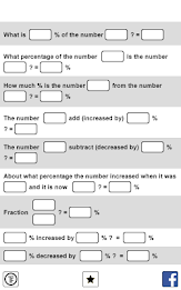 Simple Percentage Calculator poster 1
