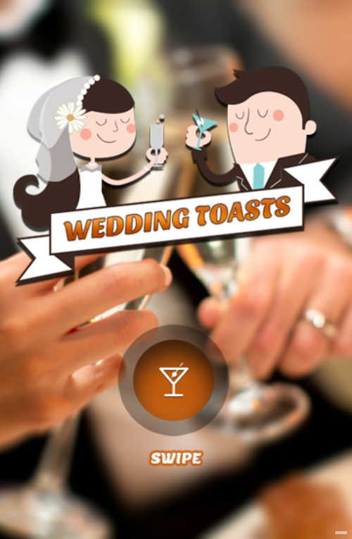 Android application Wedding Toasts screenshort