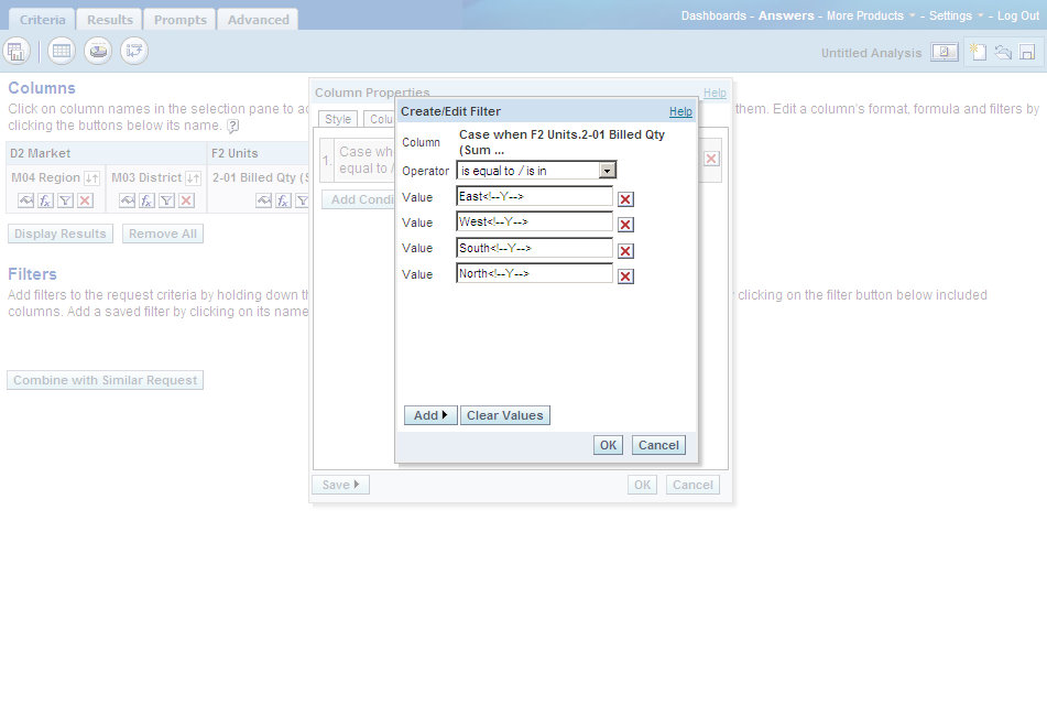 Notebook of Oracle BI Oracle BI Cross Column Conditional Formatting