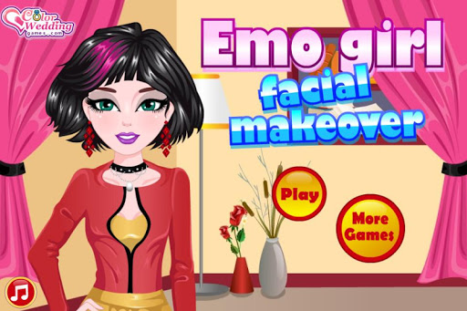 Emo Girl Facial Makeover