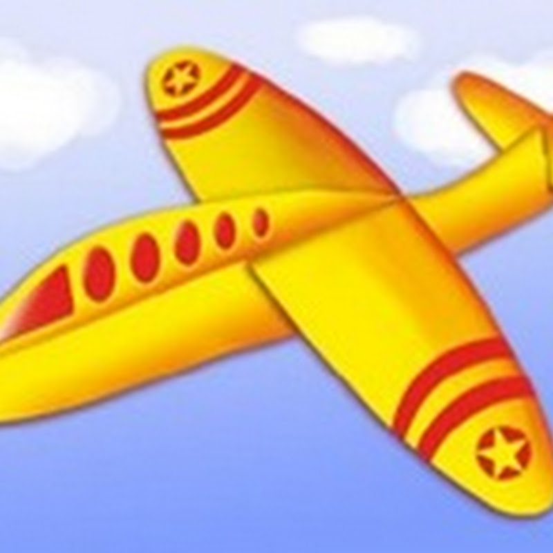 Manualidad avión de Goma Eva