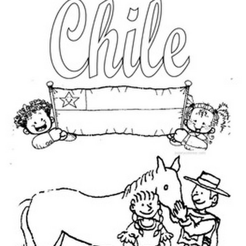 Dibujos para colorear de Chile