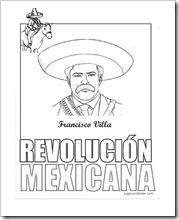 Dibujos para colorear revolución Mexicana - Jugar y Colorear