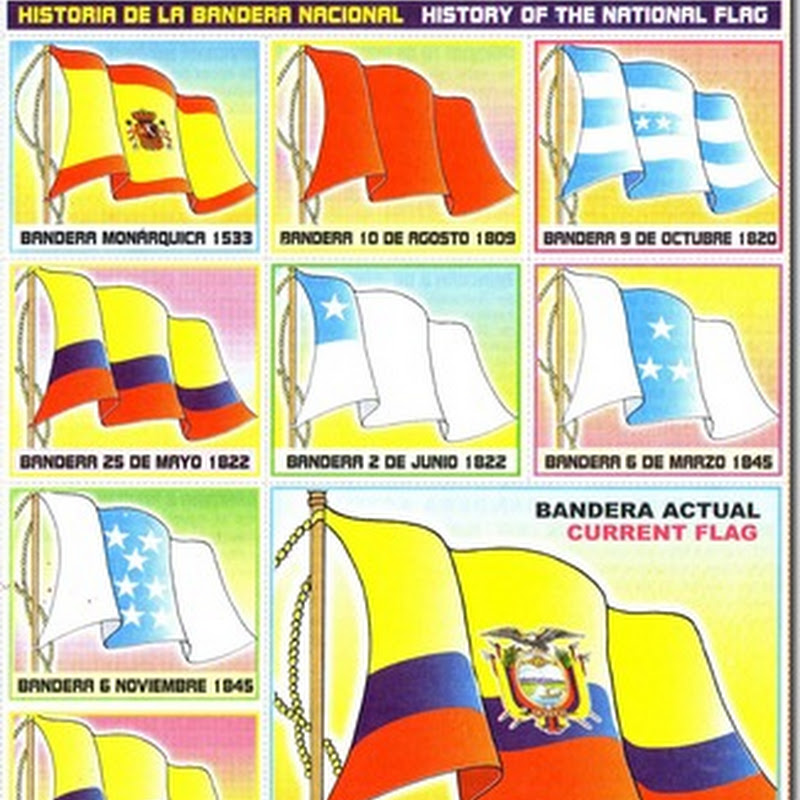 La Bandera de Ecuador a través de los siglos