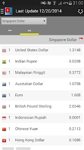 Singapore Currency Converter Screenshots 2