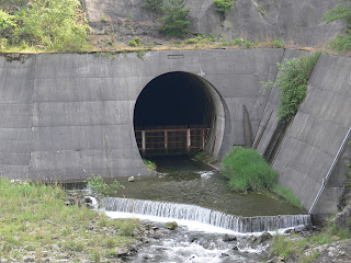 Spillway for river maintenance discharge