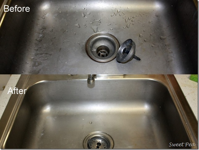 Sink Before and After