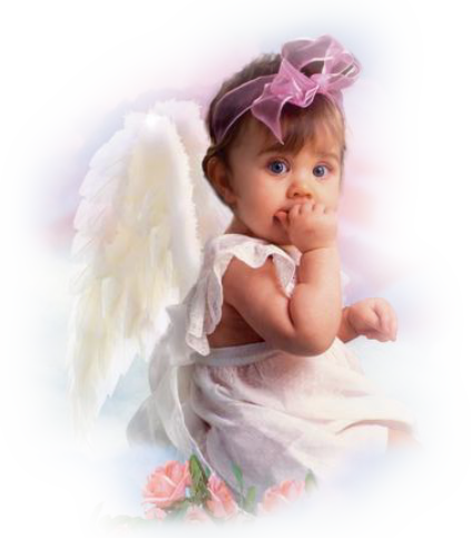 Imagem para face Foto de criança vestida de anjo menina bebe com 1276