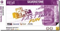 Silverstone ticket
