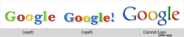 Évolution des logos de grandes sociétés - Google