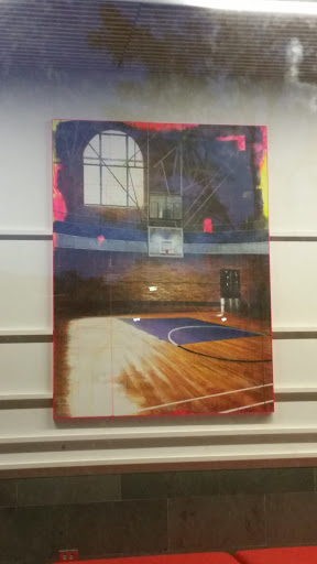 Laurel Hall Basketball Artwork