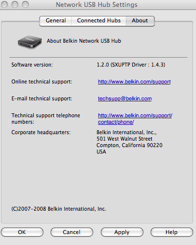 Mac OS X Belkin Network USB Hub Snow Leopard Driver For MAC