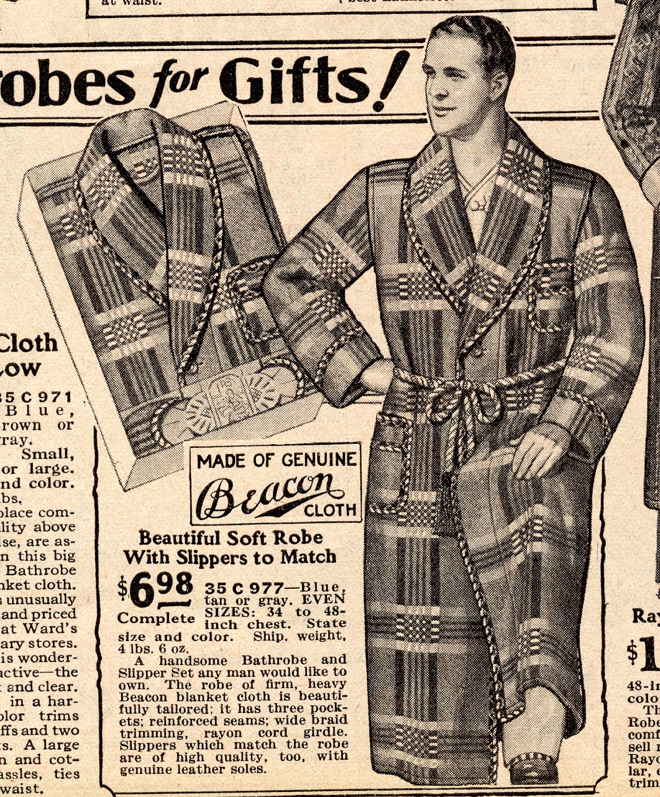 Unsung Sewing Patterns: Butterick 2266 - Men's Robe