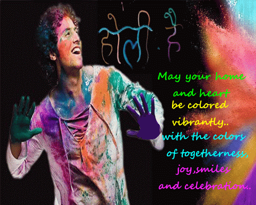 Wish You A Colorful Holi - Holi Cards