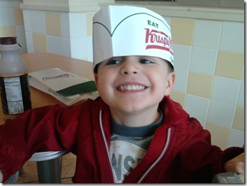 Wesley at Krispy Kreme