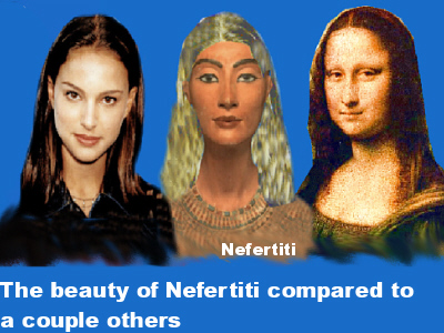 Nefertiti-9999 / Nefertiti compared to endless beautiful women