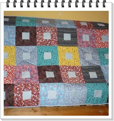 patchwork (foltvarrás) takaró