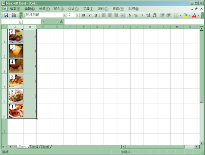 Excel 圖片隨著單元儲存格排序