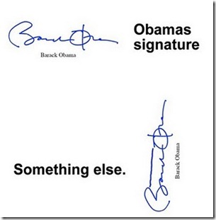 Obama Signature