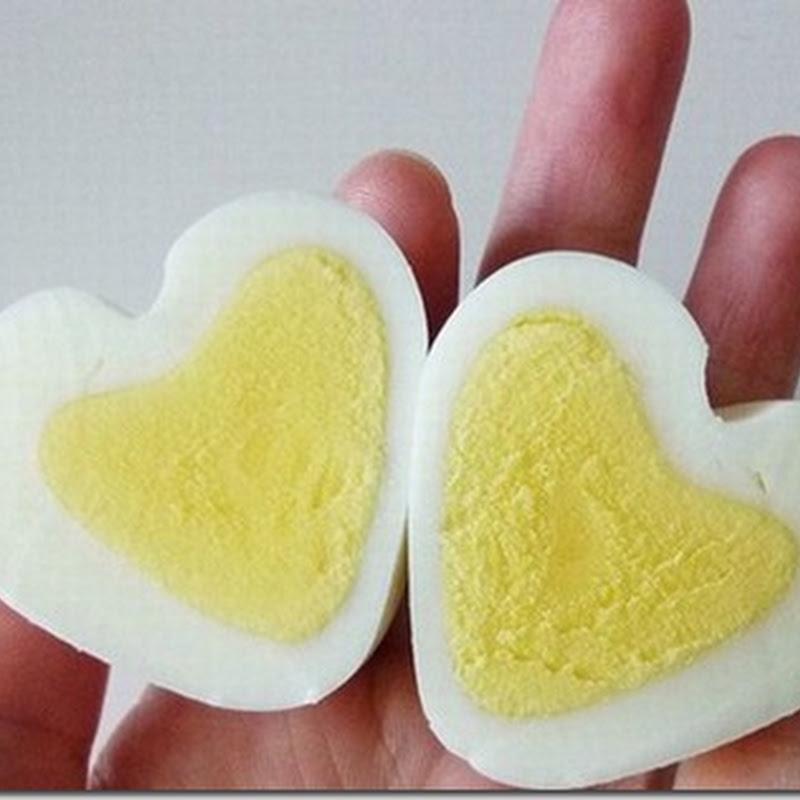 Cara membuat telur menjadi Hati