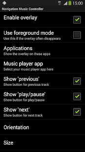 Navigation Music Controller - náhled