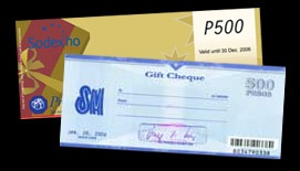 Sodexho or SM Gift Certificates - JustAnotherPixel.net