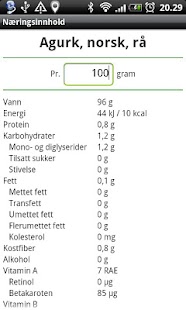 Free Næringsinnhold APK for Android