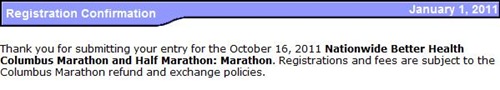columbus marathon registration